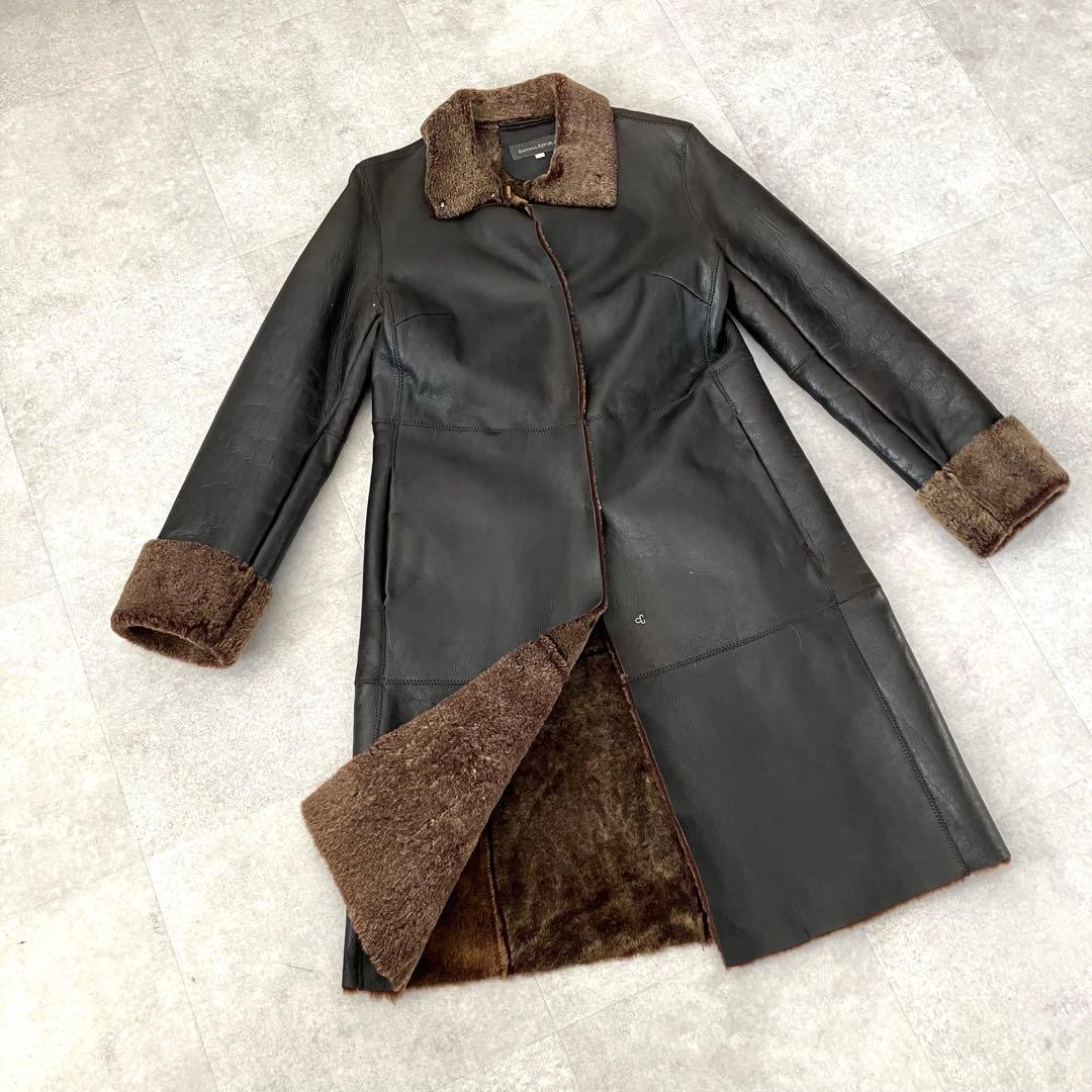 ◆Banana Republic リアルムートン シープスキン ファーコート