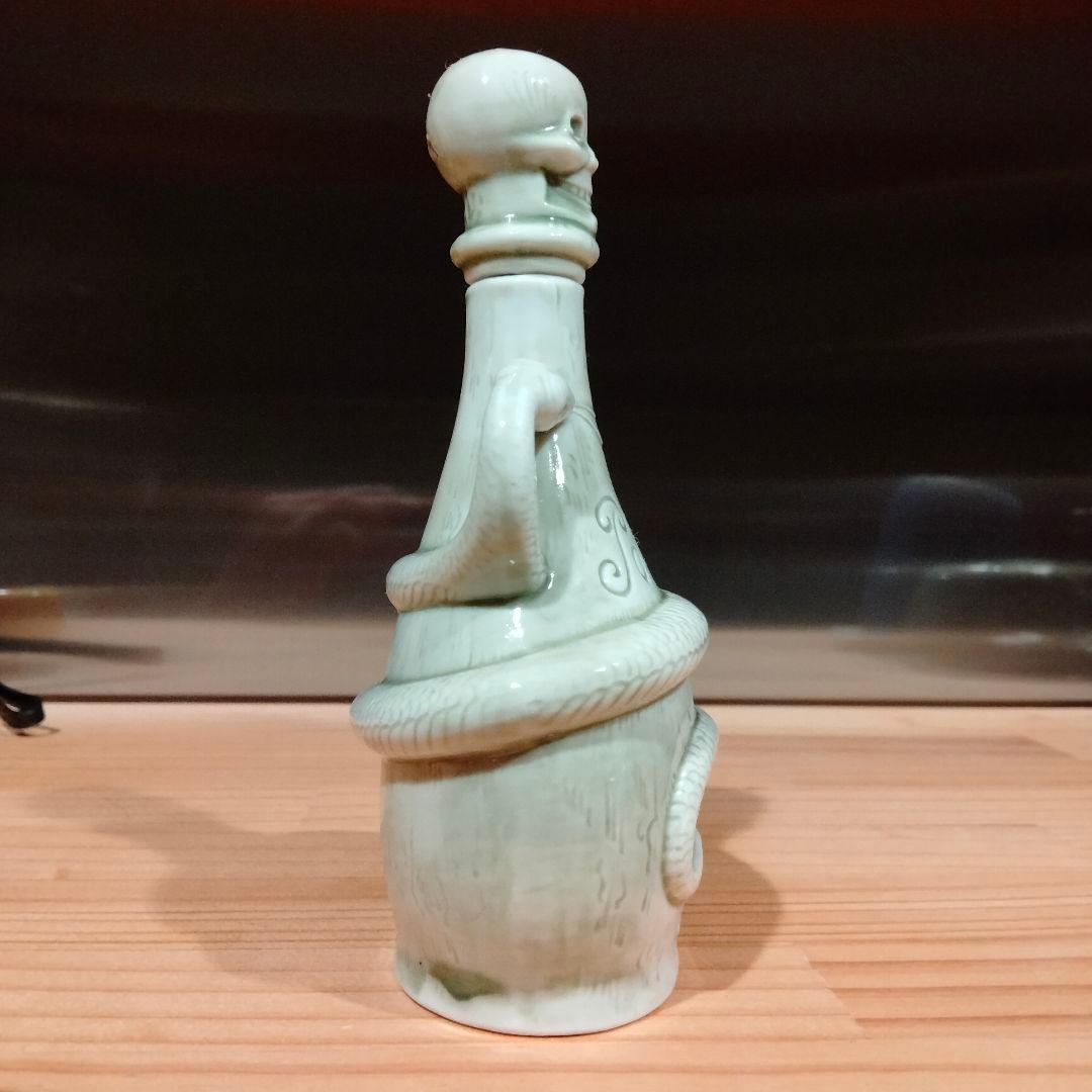 アンティーク 20s 30s スカル ドクロ 蛇 デカンタ ビンテージ ポイズン