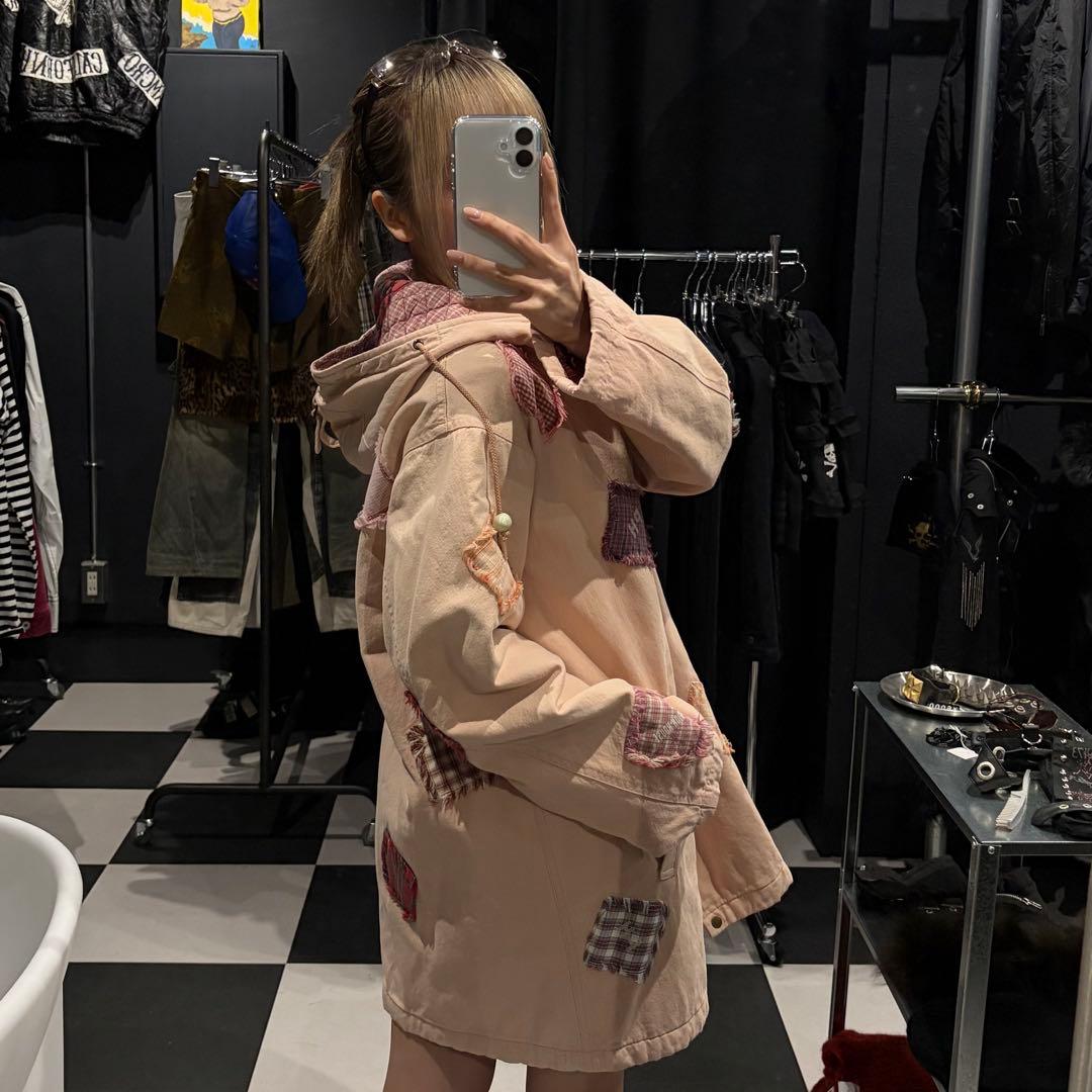 Pinkhouse ピンクハウス　激かわ　モッズコート　フード　ピンク