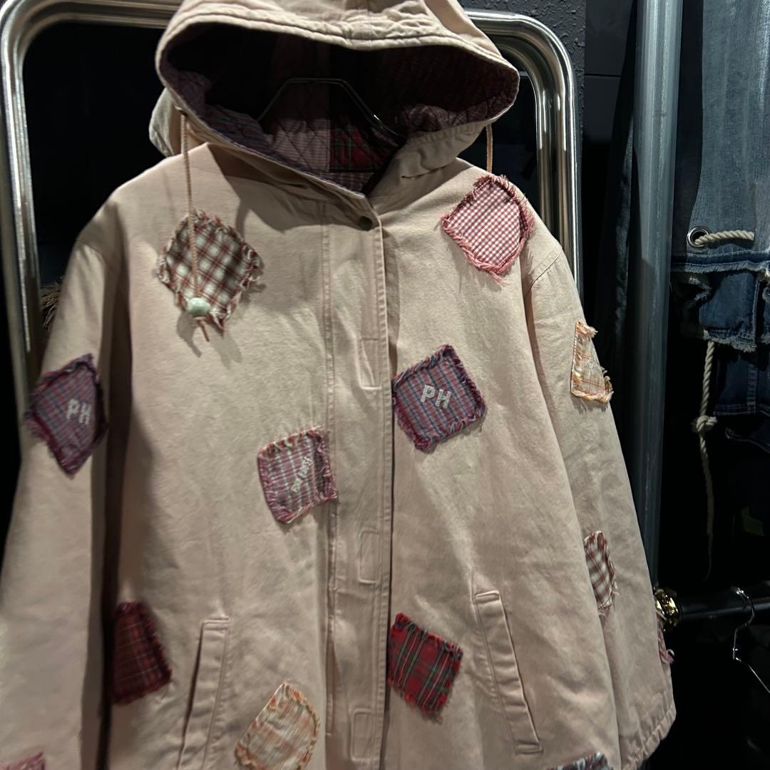 Pinkhouse ピンクハウス　激かわ　モッズコート　フード　ピンク