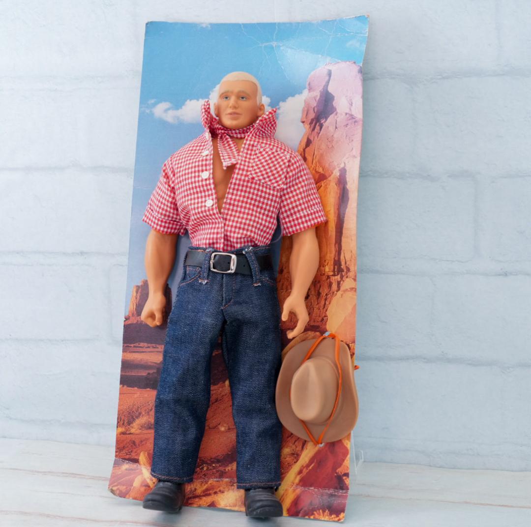 未使用 廃盤 Billy doll カウボーイ ソフビ レア