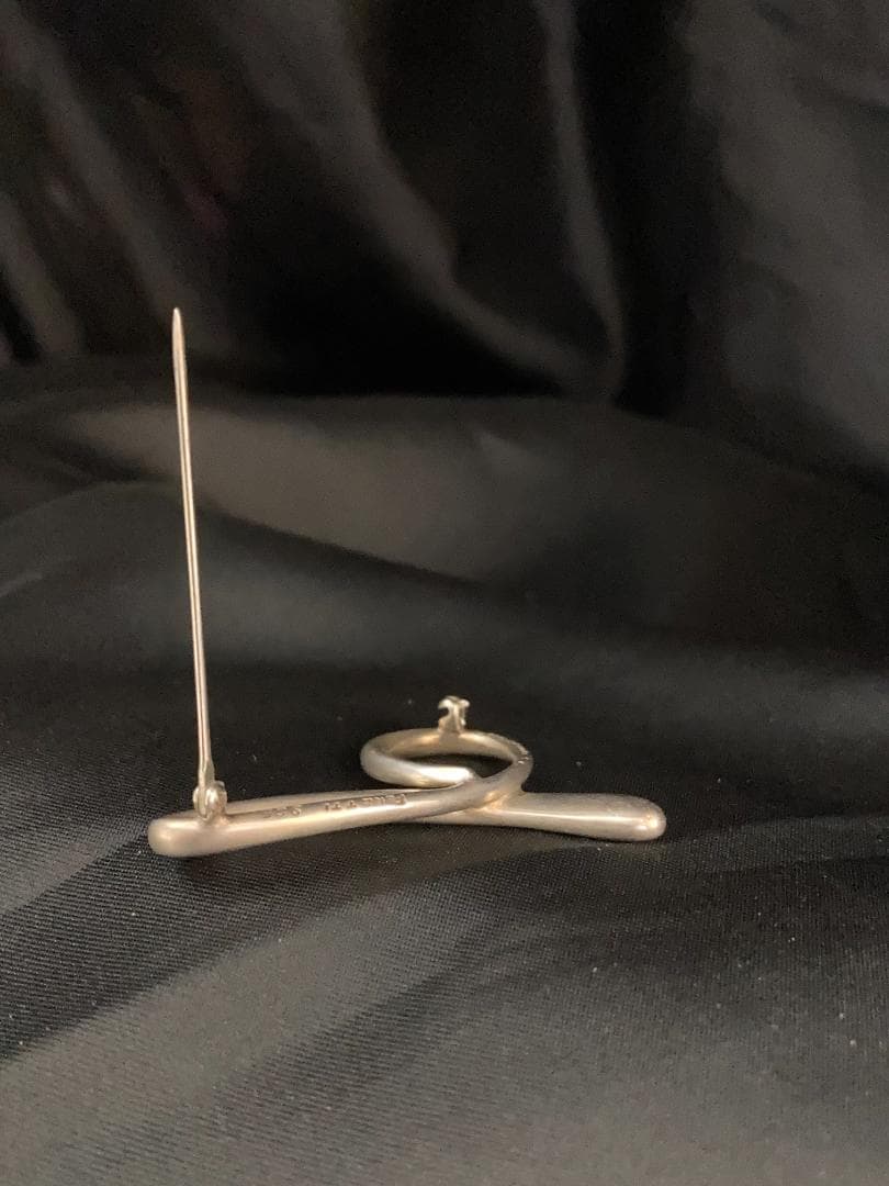 ティファニー ブローチ 925 アルファベット イニシャル D 1983