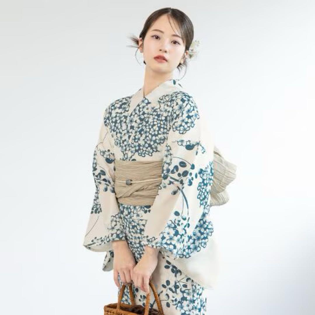 【新品未使用】　ソウビエン SOUBIEN 浴衣 帯セット(セパレート浴衣)