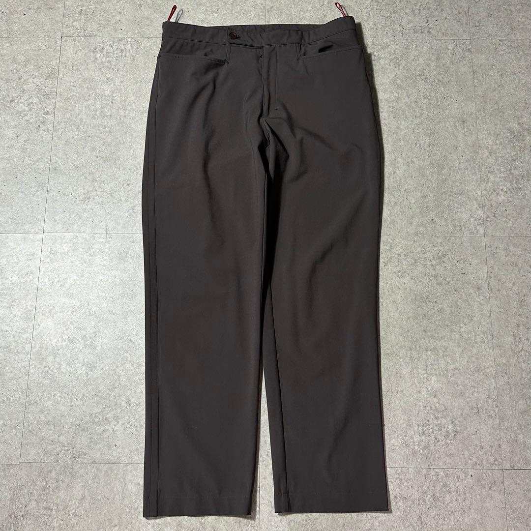 PRADA ブラウン ナイロン スラックス ストレッチ 50