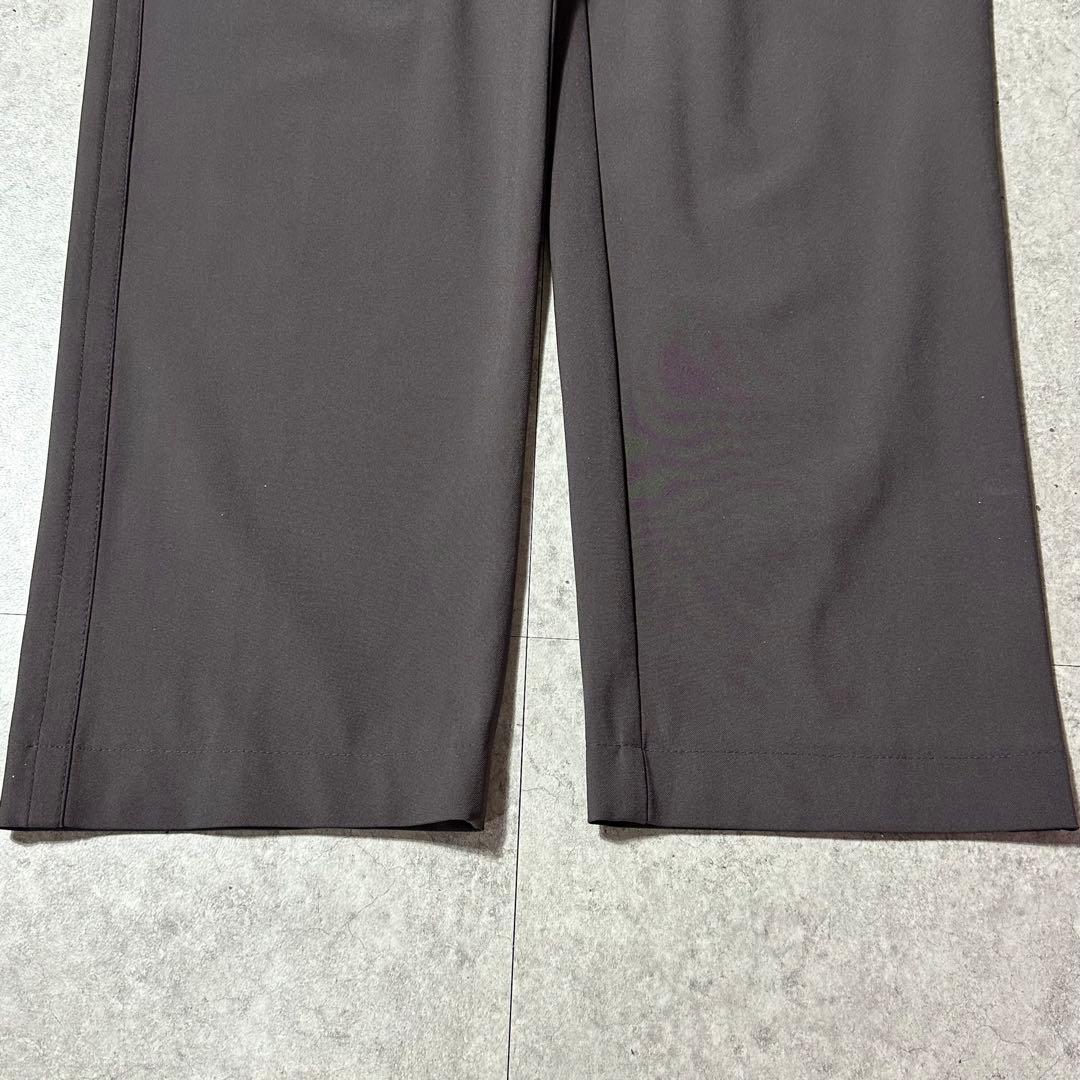 PRADA ブラウン ナイロン スラックス ストレッチ 50