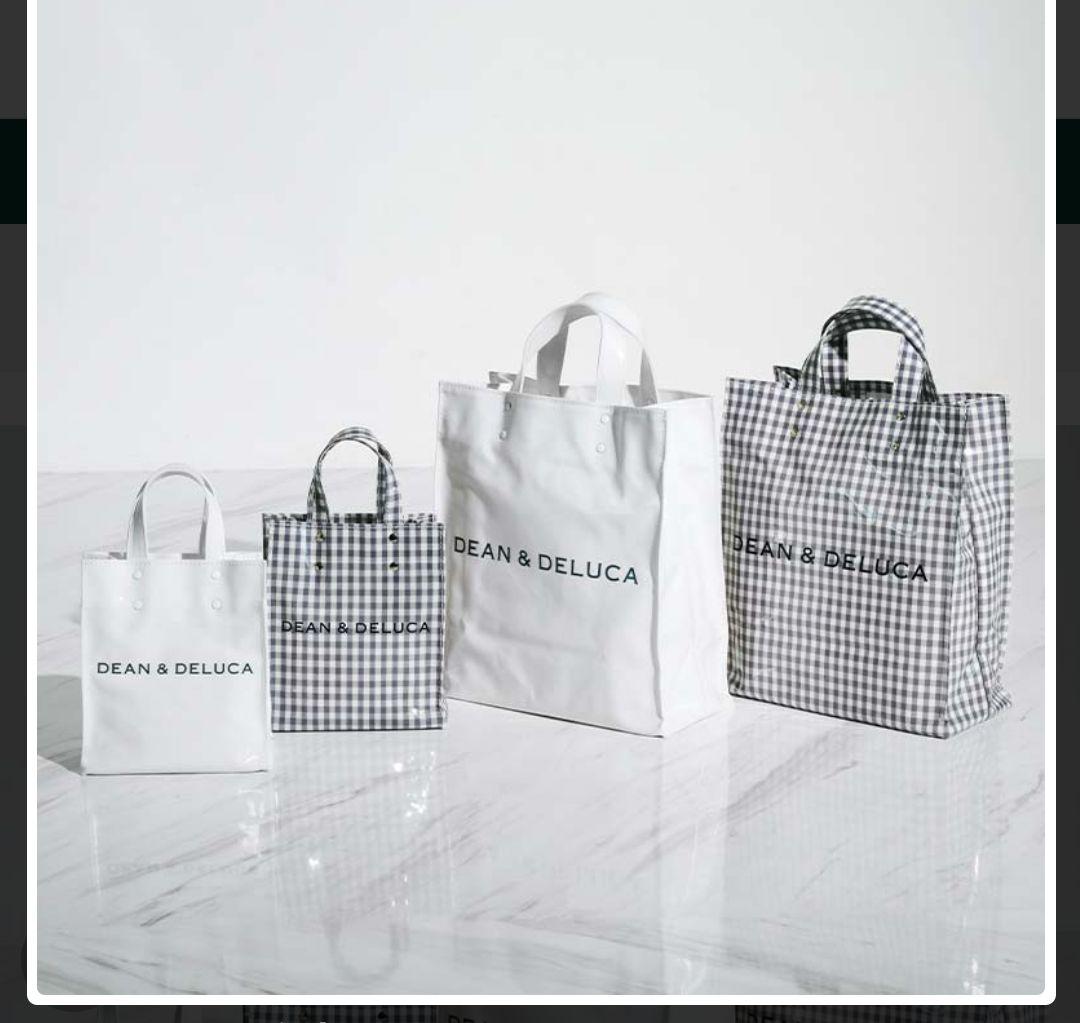 DEAN & DELUCA ギンガムチェックエコバッグ