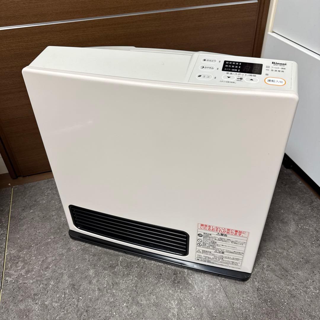 美品 リンナイ　都市ガス用ガスファンヒーター　SRC-364E