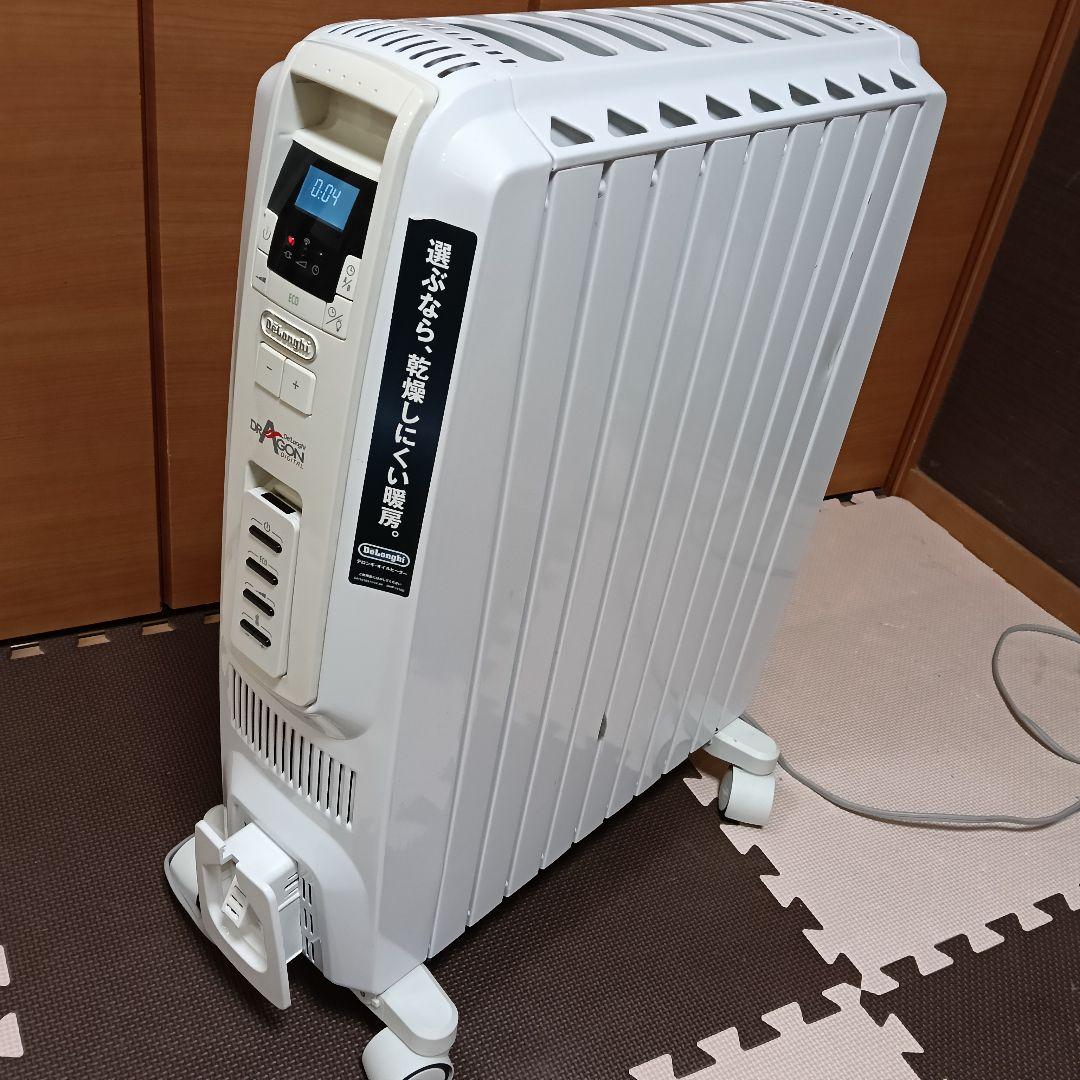 デロンギ オイルヒーター DDQ0915-WH 中古 箱有 リモコン付 動作良好