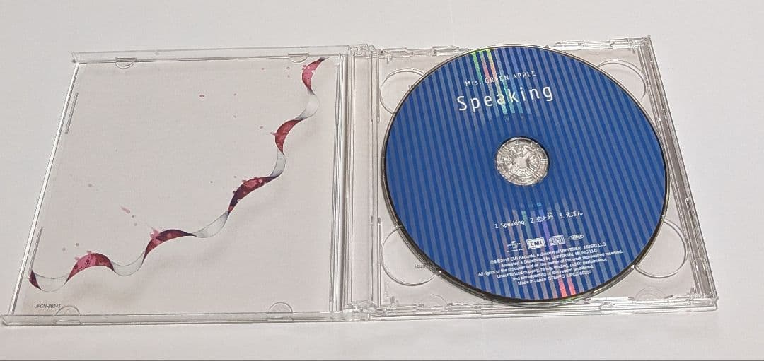 Mrs.GREEN APPLE Speaking CD DVD付初回 サイン付き