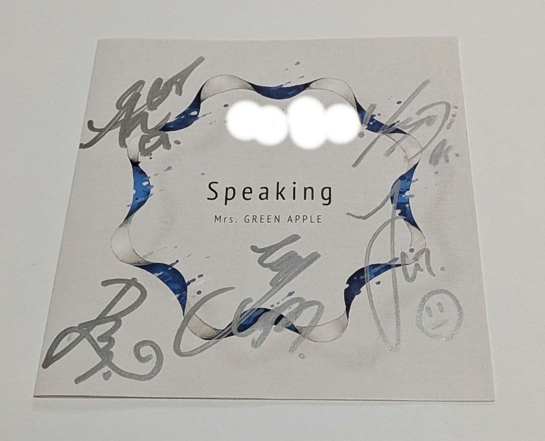 Mrs.GREEN APPLE Speaking CD DVD付初回 サイン付き