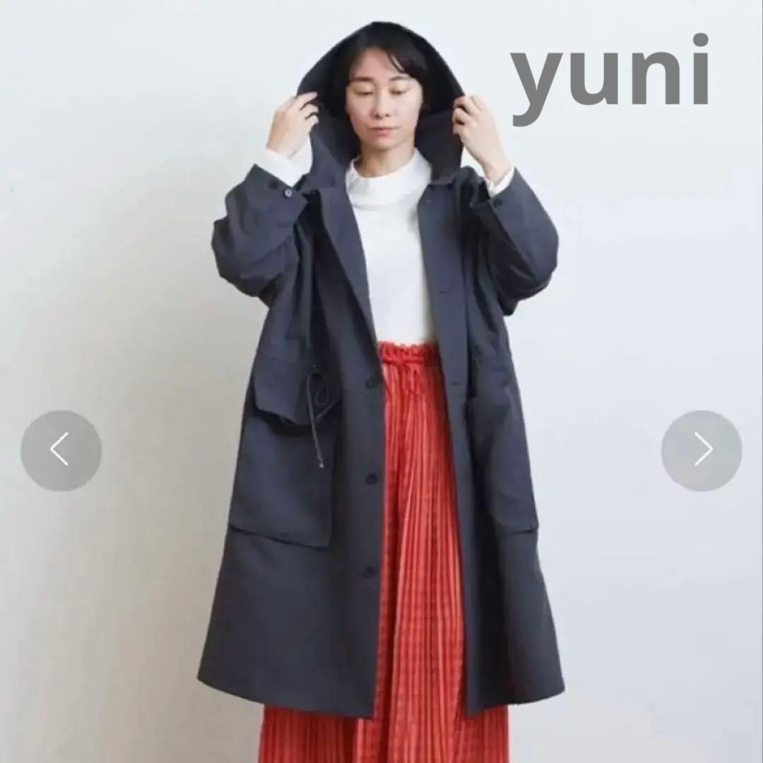【yuni】 Pe washer hooded コート