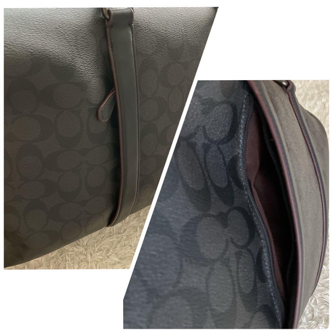 極美品！COACH ボストンバッグ トレッカー バッグ　シグネクチャー