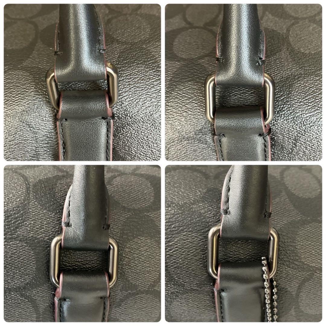 極美品！COACH ボストンバッグ トレッカー バッグ　シグネクチャー