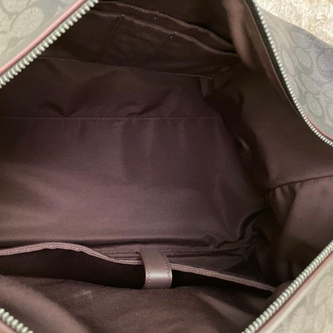極美品！COACH ボストンバッグ トレッカー バッグ　シグネクチャー