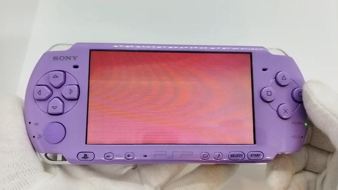 PSP 3000 すぐ遊べるセット【美品・カスタム】ライラック　パープル