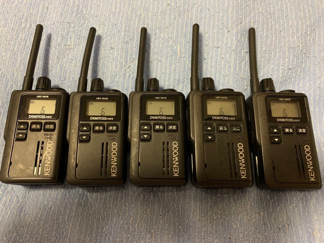 KENWOOD UBZ-M31Eトランシーバー 5台セット