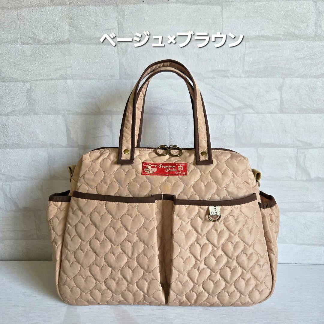 JUNE　ポケットいっぱいトートバッグ　　ハンドメイド