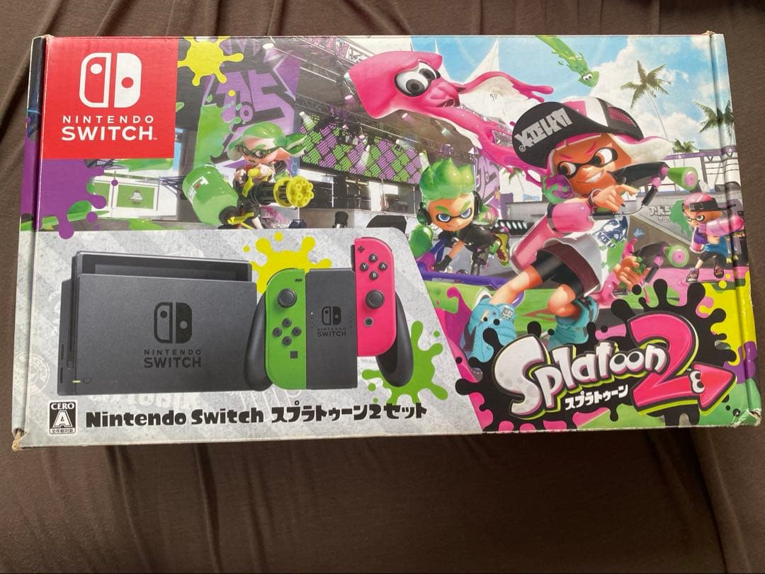 ニンテンドースイッチ スプラトゥーン2セット(カセット無)