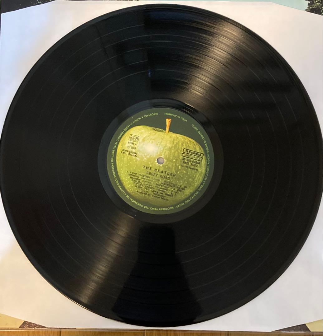 稀少イタリア1st別カットAbbey Road Beatlesビートルズレコード