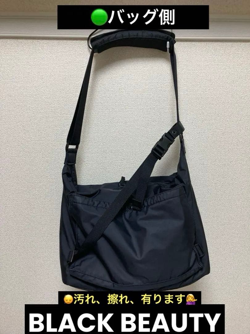 ✳️HEAD PORTER BLACK BEAUTY SHOULDER BAG