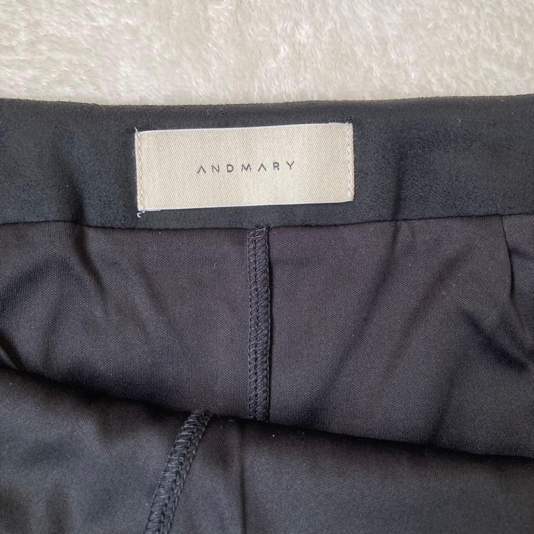 ANDMARY Mel gather skirt black Ｍサイズ