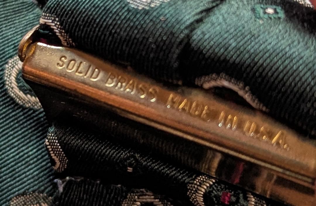 ポロラルフローレン ヴィンテージ アメリカ製シルクサスペンダー グリーン