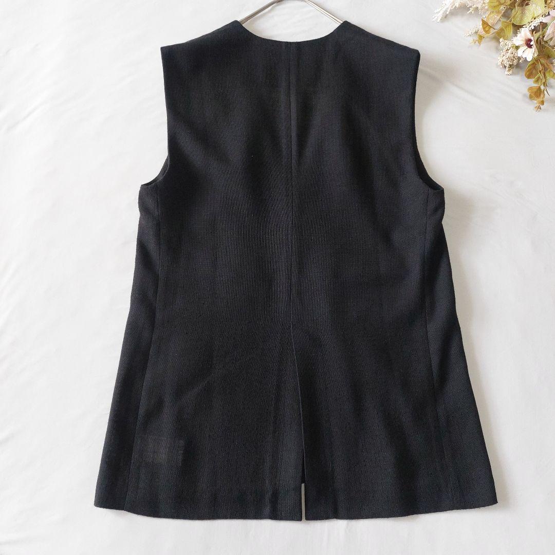 【人気】ウィムガゼット ジュートライク Vネック プルオーバージレ 25SS 黒