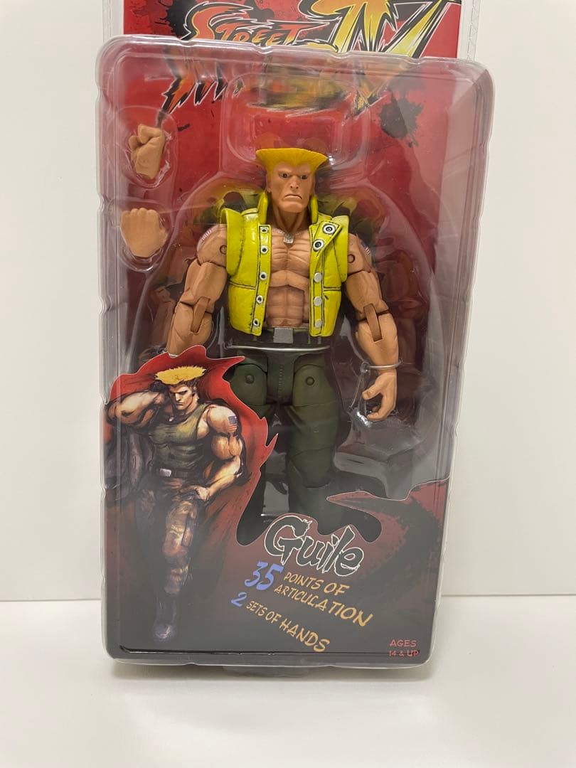 未開封　ストリートファイターIV 7インチアクションフィギュア　ガイル　20周年