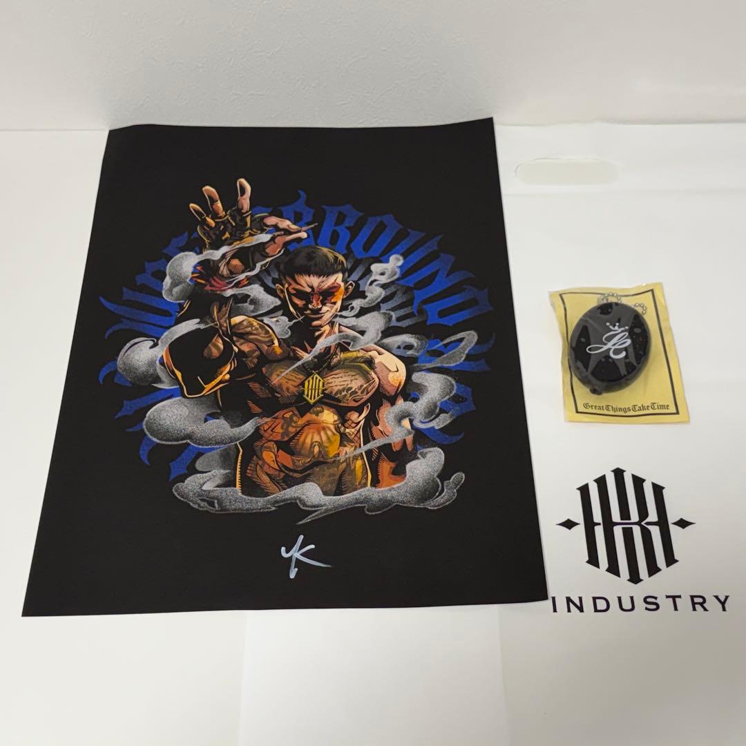 KHI 萩原京平 直筆サイン入りポスター&ウォレットケースキーホルダー