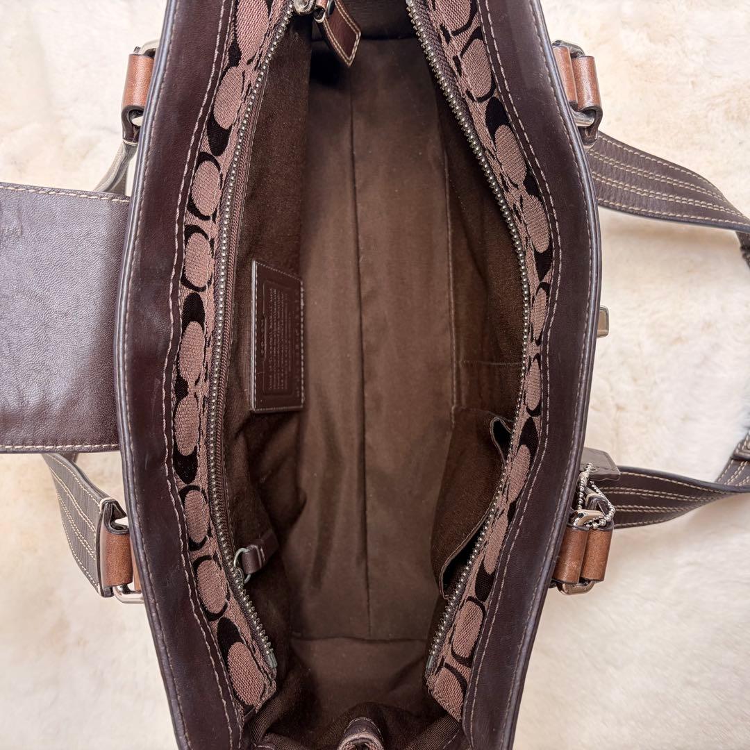 バッグ Vintage Coach One Shoulder Bag Turn Lock