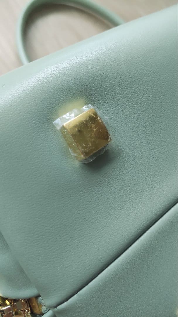 TOV ミントグリーン ハンドバッグ