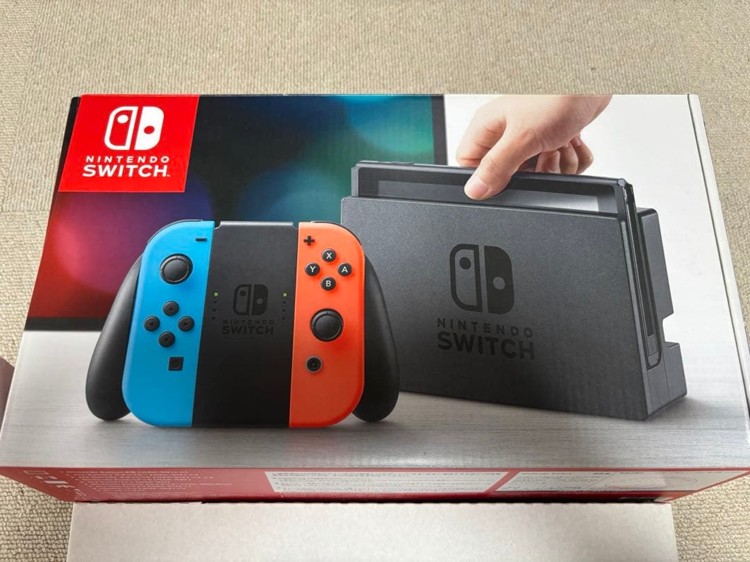 Nintendo Switch 本体 ネオンカラー コントローラー2個