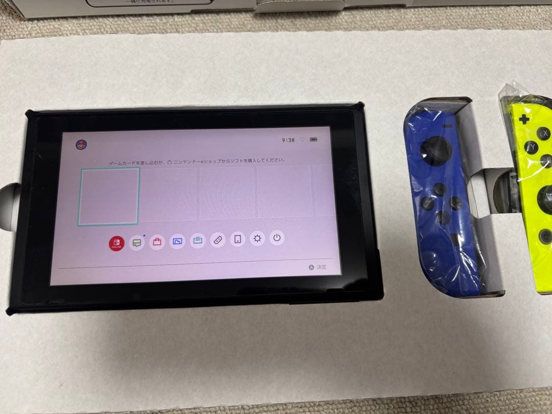 Nintendo Switch 本体 ネオンカラー コントローラー2個