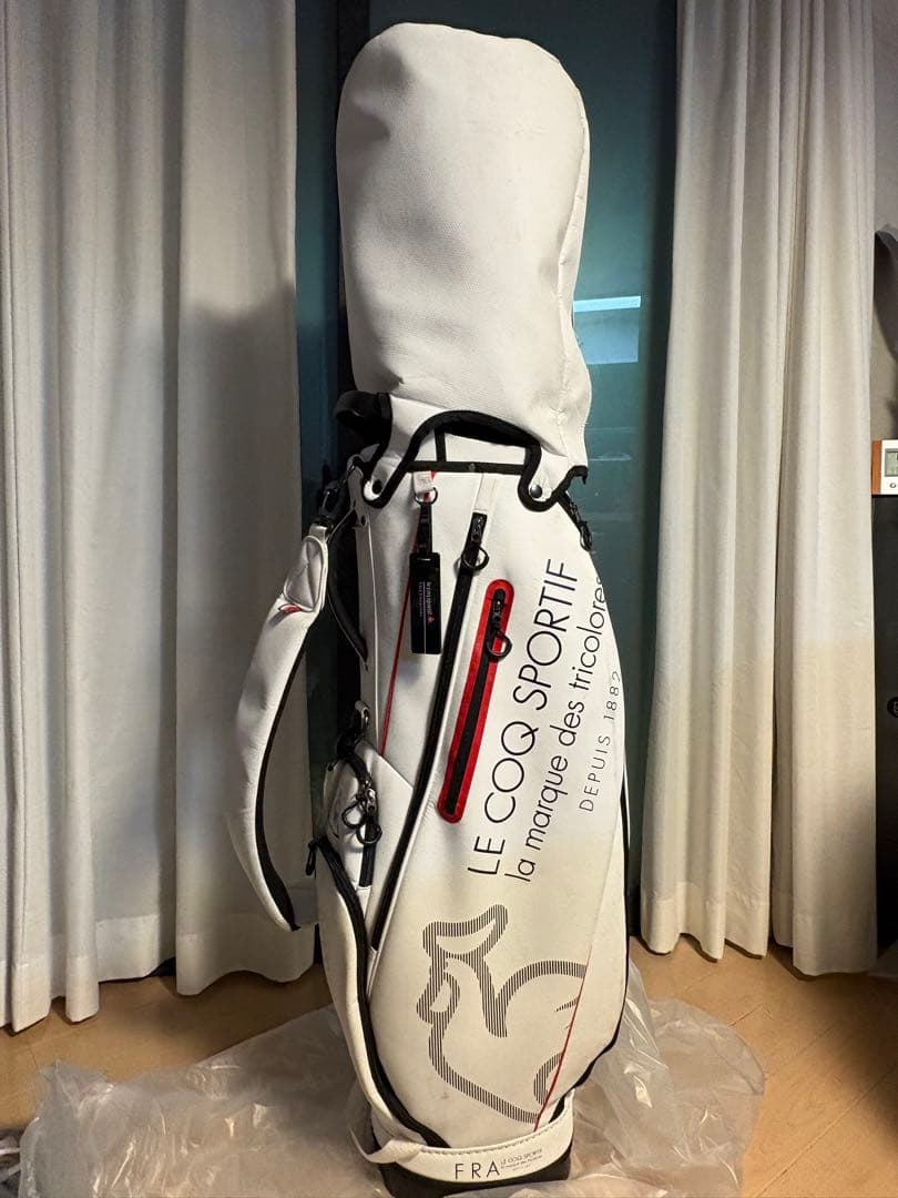 LE COQ SPORTIF キャディバッグ ホワイト