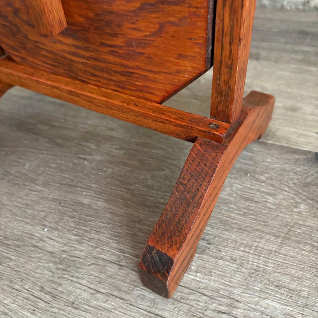 英国アンティーク　ケーキスタンド　アフタヌーンティー　折り畳み　ヴィンテージ