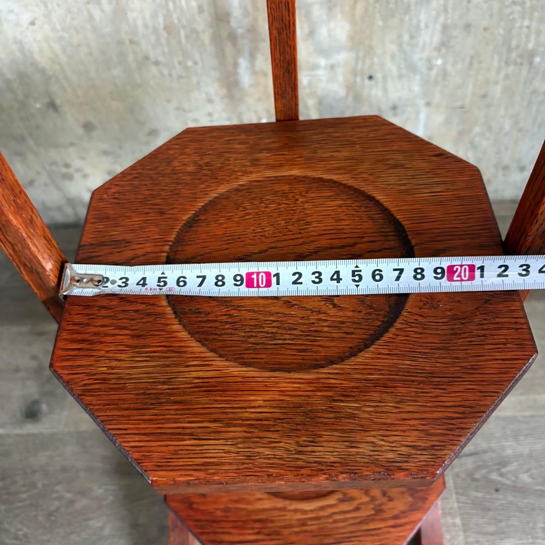 英国アンティーク　ケーキスタンド　アフタヌーンティー　折り畳み　ヴィンテージ