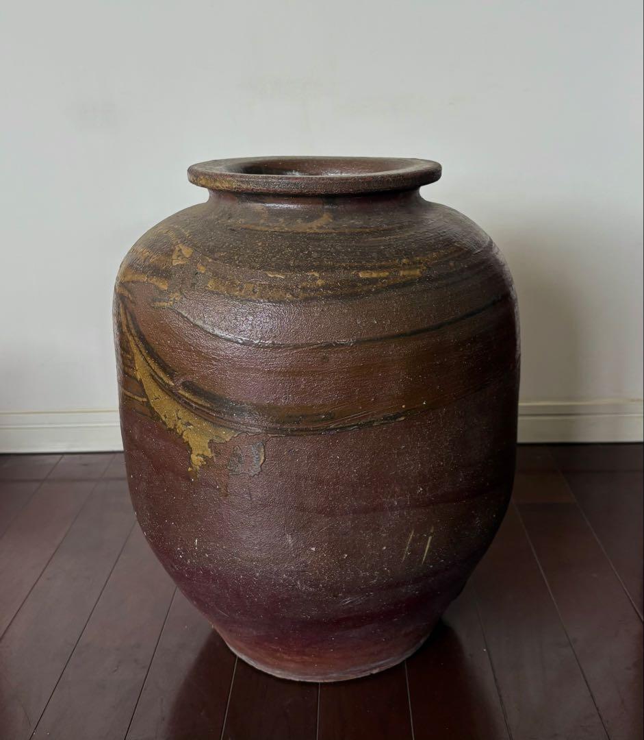 古備前　大壺　高さ40cm 酒壺　骨董　時代物