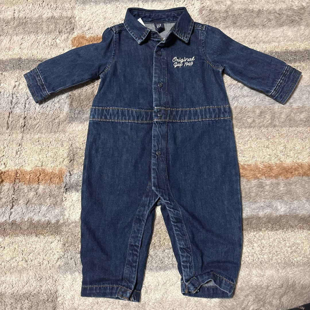 GAP デニムくまさん　カバーオール　70cm