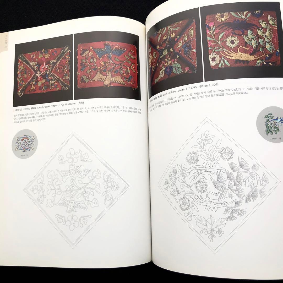 韓国刺繍 図案 パターン集「刺繍文様 Embroidery Patterns」