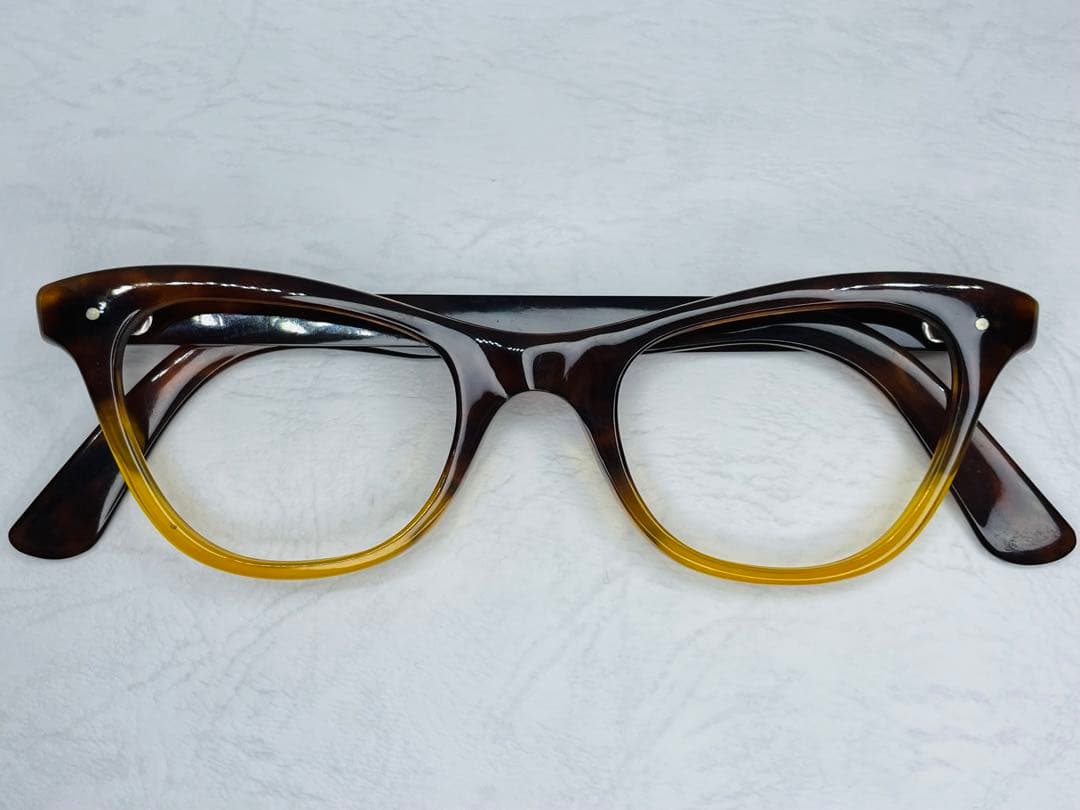【セール】本鼈甲　メガネフレーム　ヴィンテージ　SPM刻印入