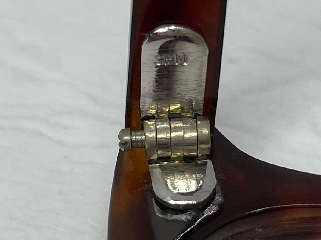 【セール】本鼈甲　メガネフレーム　ヴィンテージ　SPM刻印入