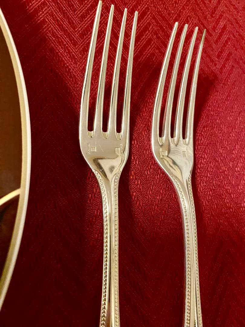 【ponpon商品】クリストフル パール スタンダードフォーク ペアセット