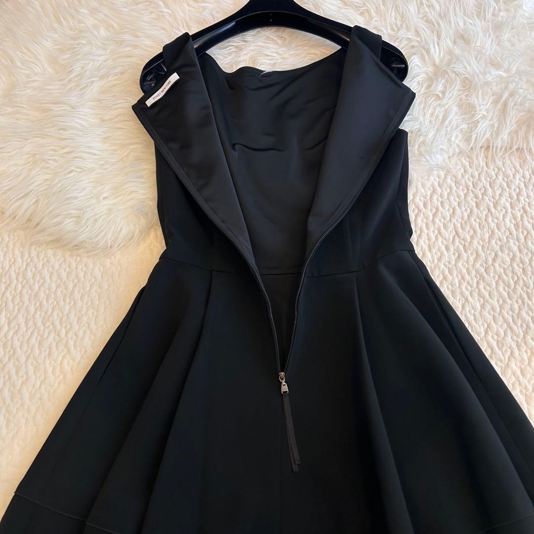 美品♡フォクシーニューヨーク バロン ワンピース　フレア　ブラック　40