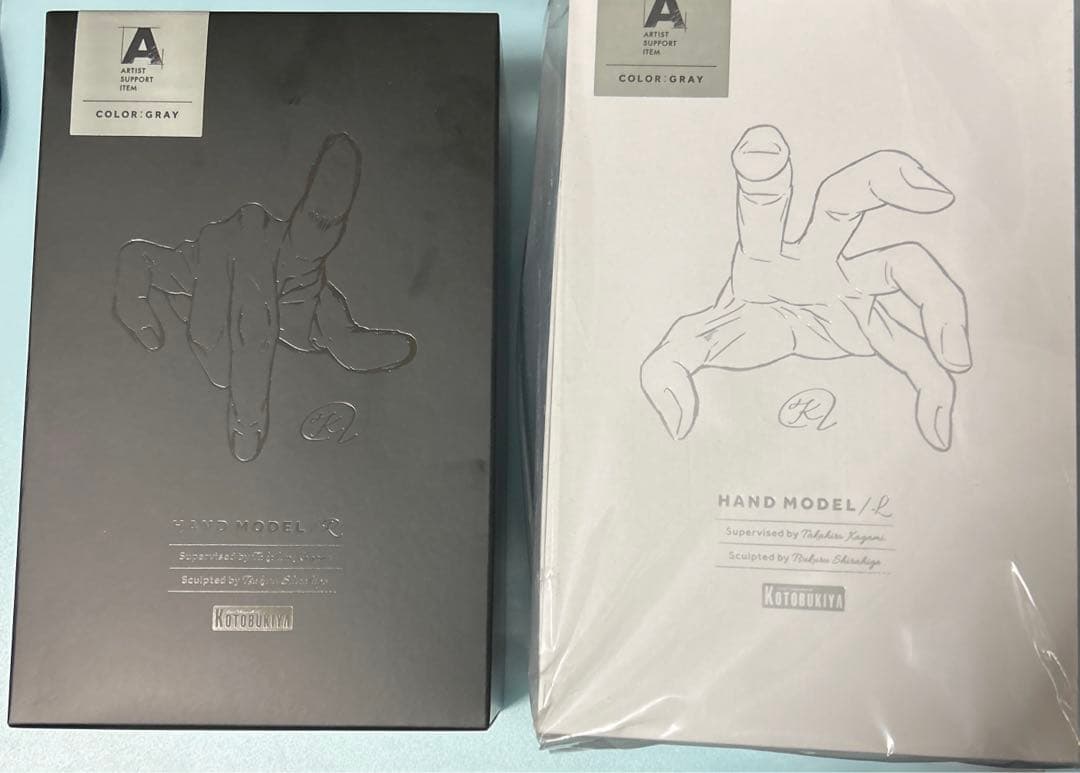 コトブキヤハンドモデル 左右セット グレー【美品】