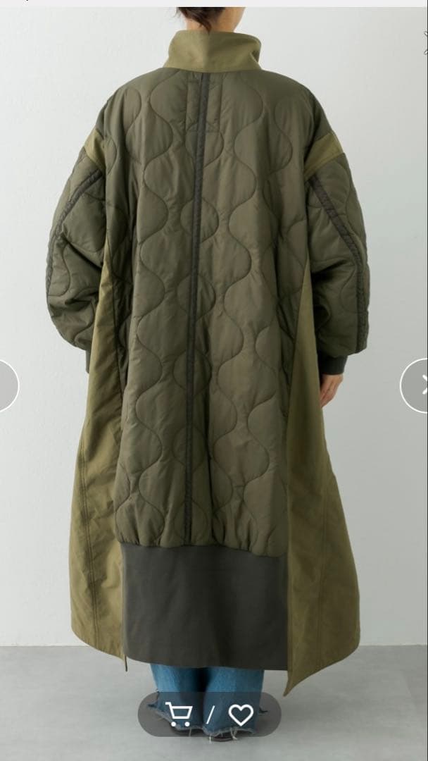 ◇専用◇【etsinta/エシンタ】切替マキシミリタリーコート