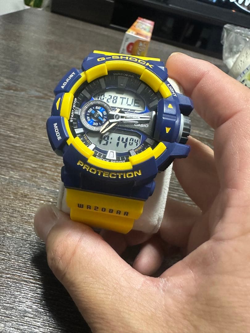 カシオ Gショック GA-400-9BJF ハイパーカラーズ イエロー