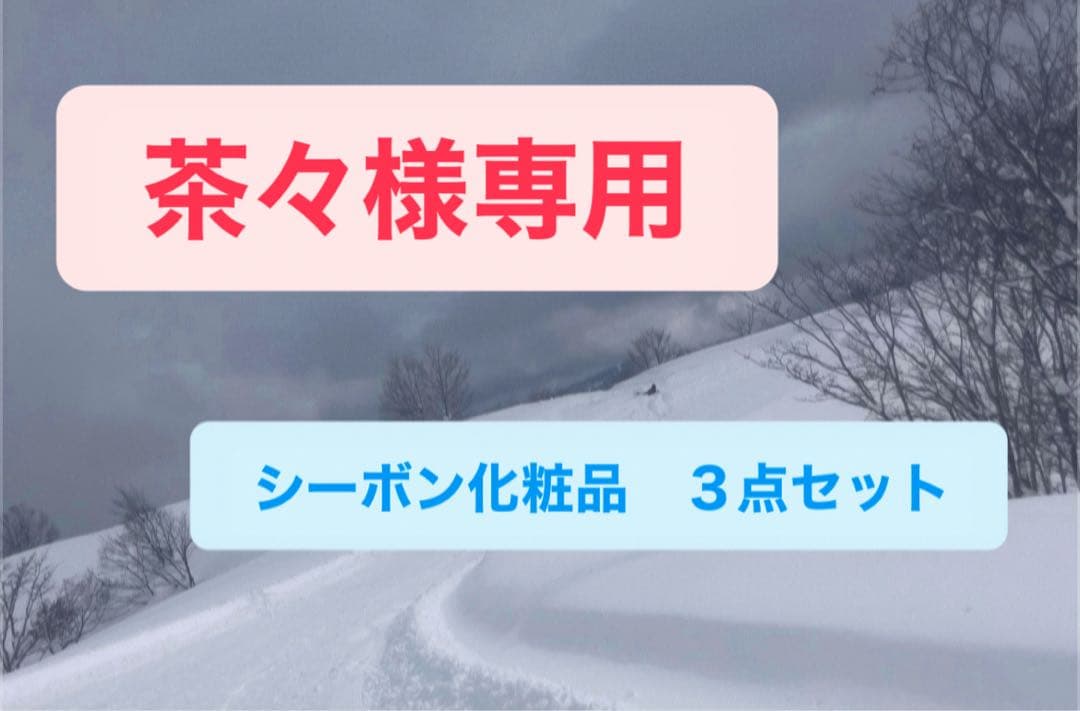 茶々　シーボン化粧品　２点セット