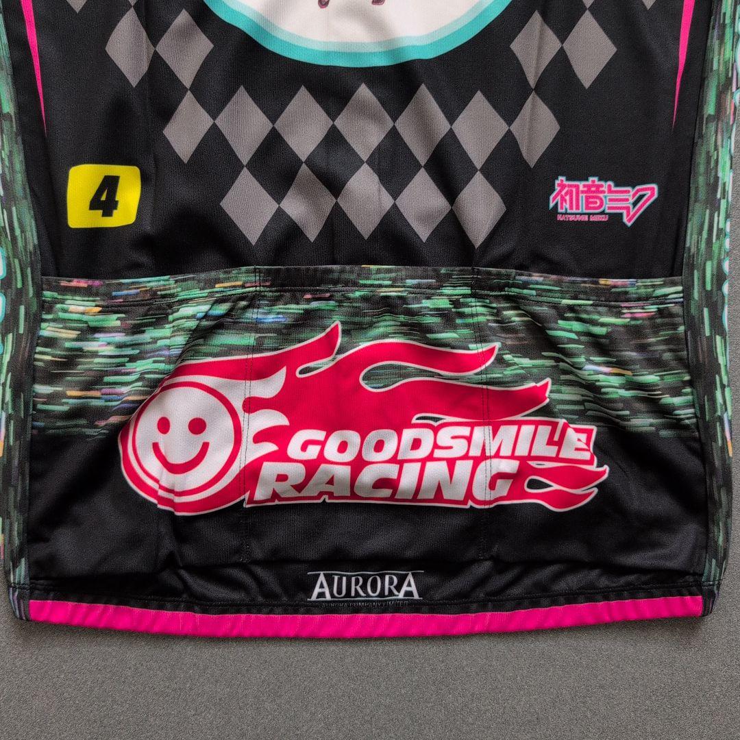 【未使用タグ付き】レーシングミク　サイクルジャージ　ねんどろいどイラスト　L