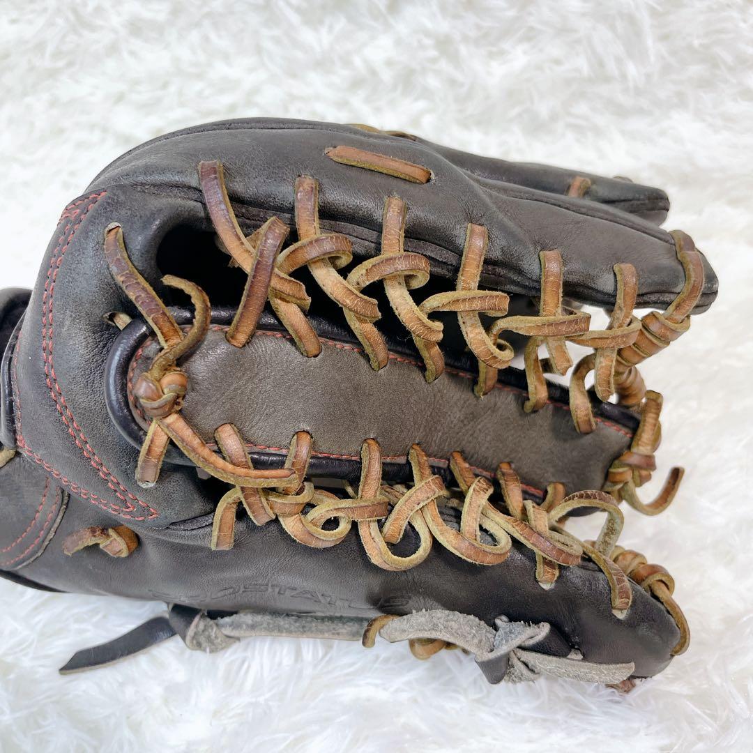 人気商品✨ZETT プロステイタス 硬式 外野手用グローブ 刺繍 ブラック