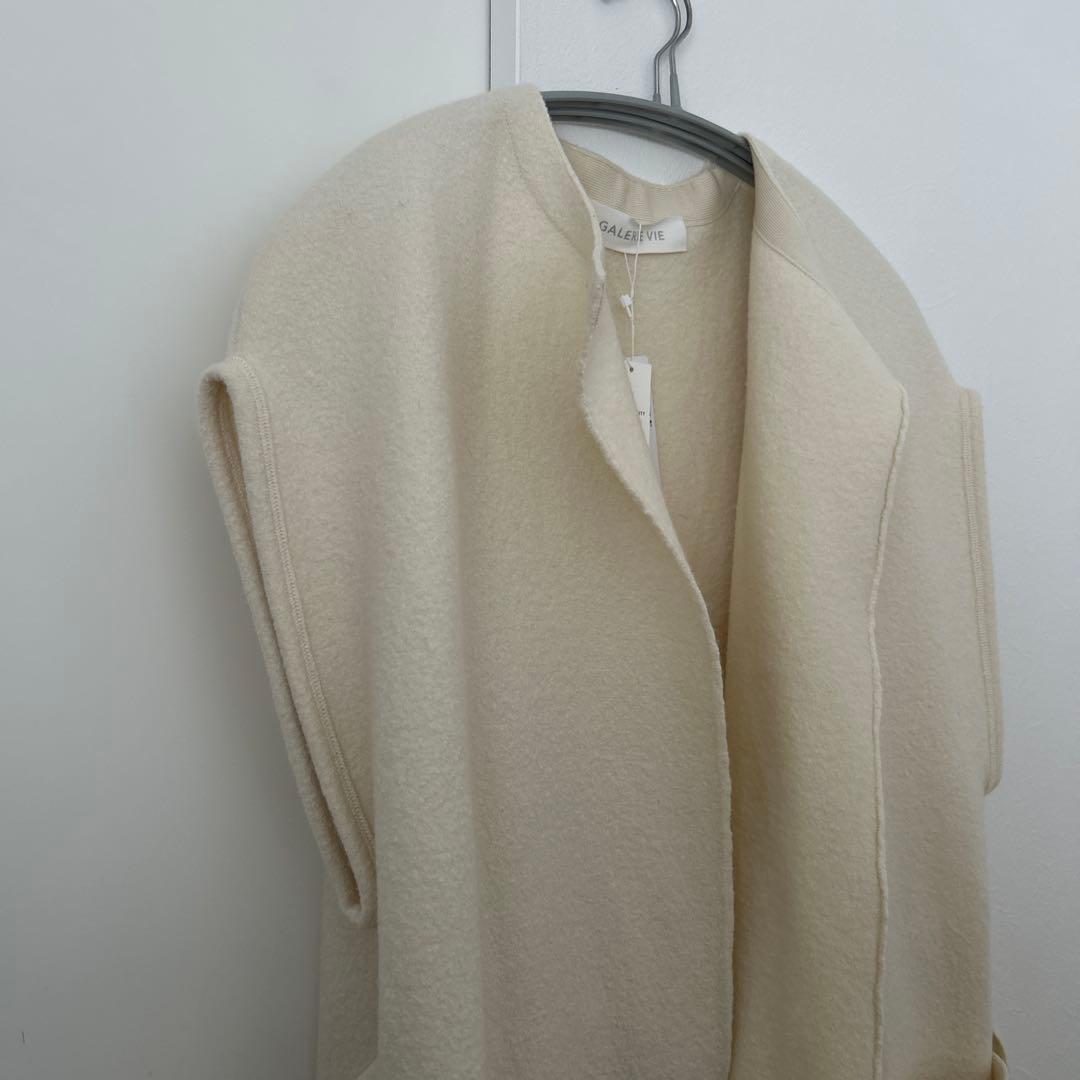 【タグつき】定価86000円 ギャルリーヴィー ベルテッド ロングジレ